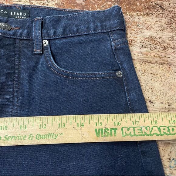 Veronica Beard Ryleigh Dark Night Slim Straight High Rise Sz 27 4 - Picture 7 of 10